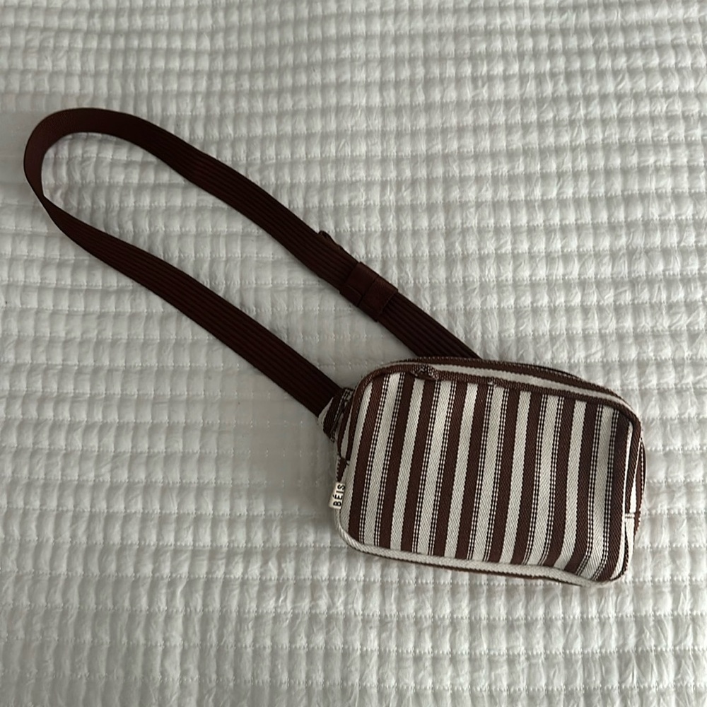 Beis Belt Bag with slight tear